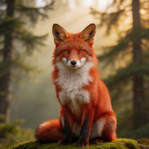 A square-format (1:1) cinematic image with a strong central composition, designed for social media or...